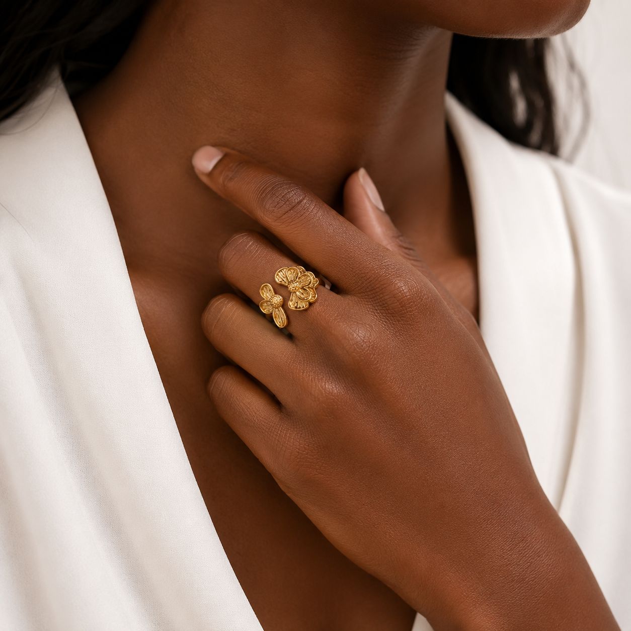 ANILLO MEDIA FLOR