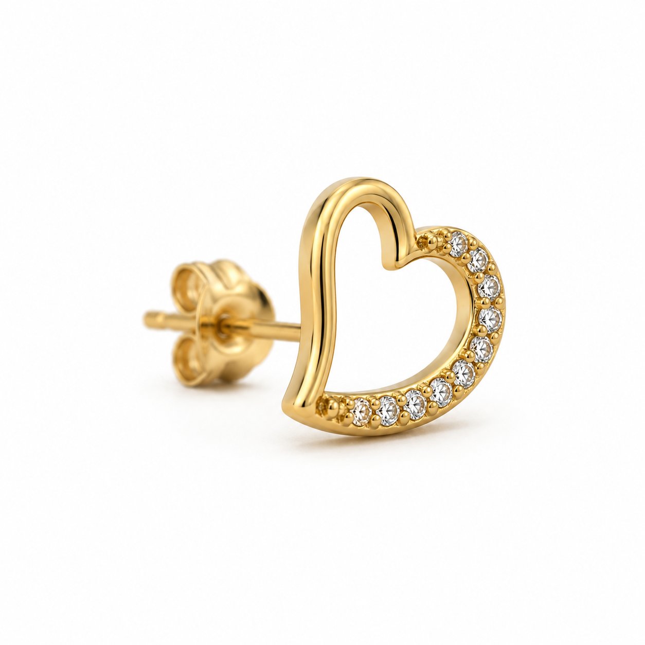 ARETE CORAZÓN DORADO