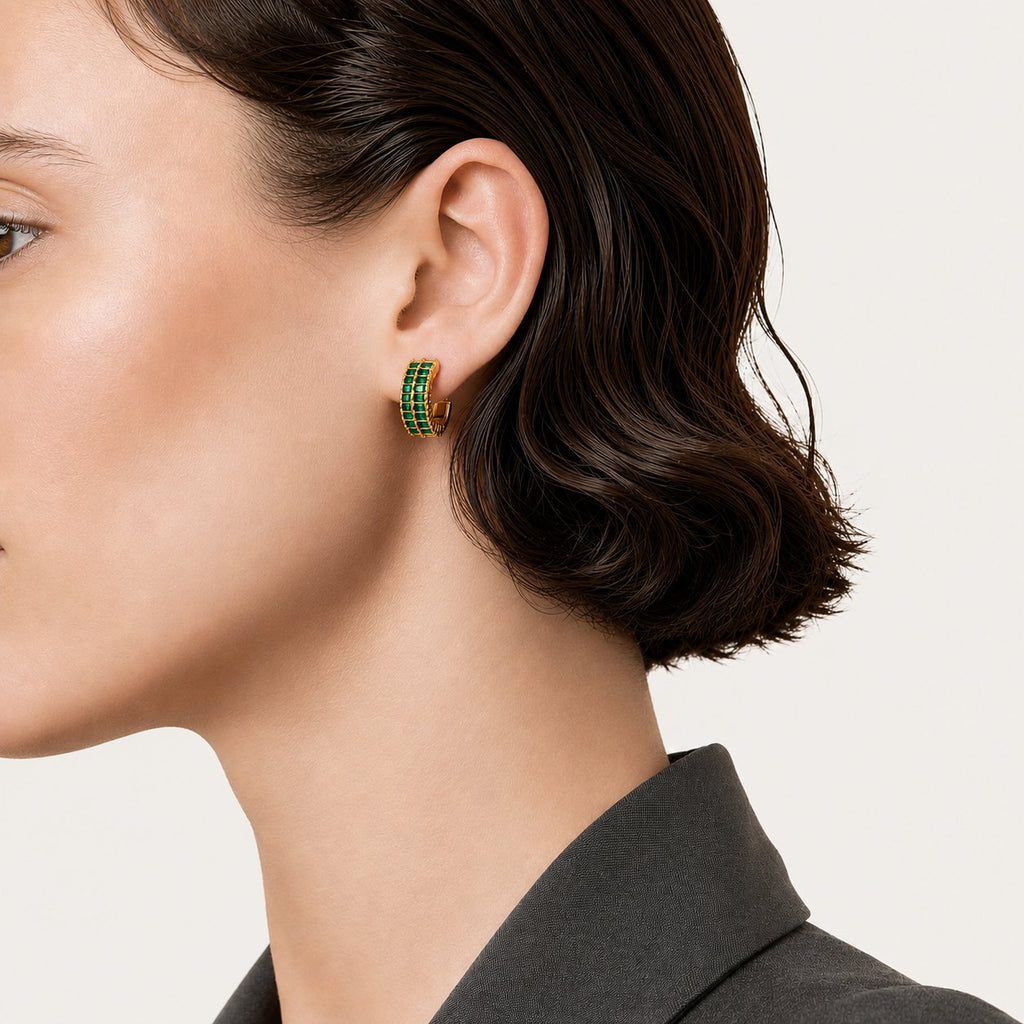 ARETE BAGUETTE VERDE