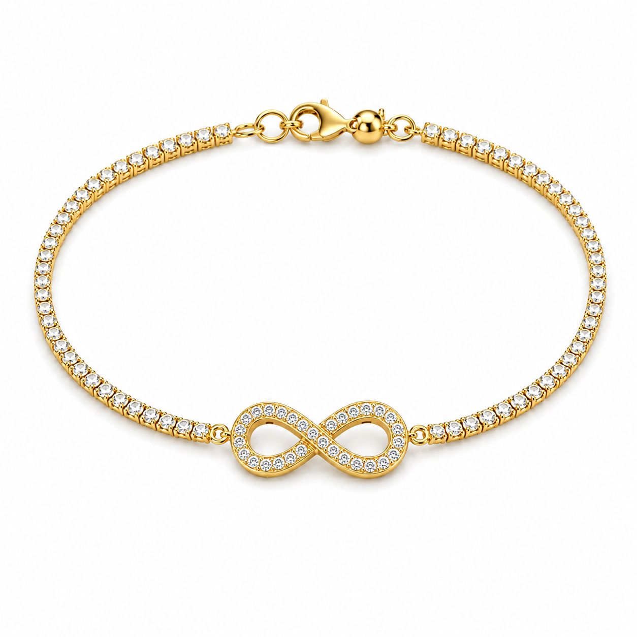 PULSERA INFINITO DORADA