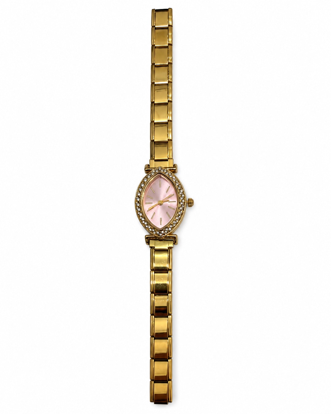Reloj eva, fotografía frontal generada sobre fondo blanco
